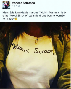Marlène Schiappa x Merci Simone x Yiddish Mamma